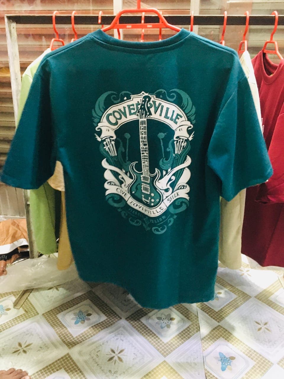 Premium Drop Shoulder T-Shirt Deep Teal — প্রিমিয়াম ২২০ GSM কটন ফেব্রিক | Gentlore